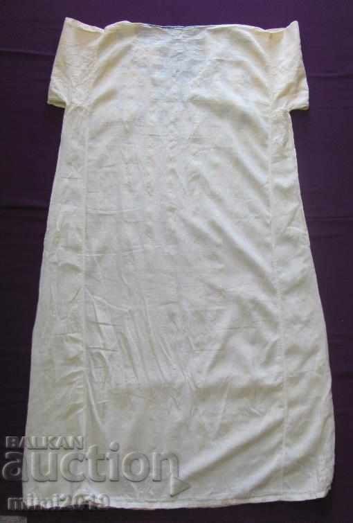 19th Century Hand Embroidered Nightwear Silk Kenar - 7