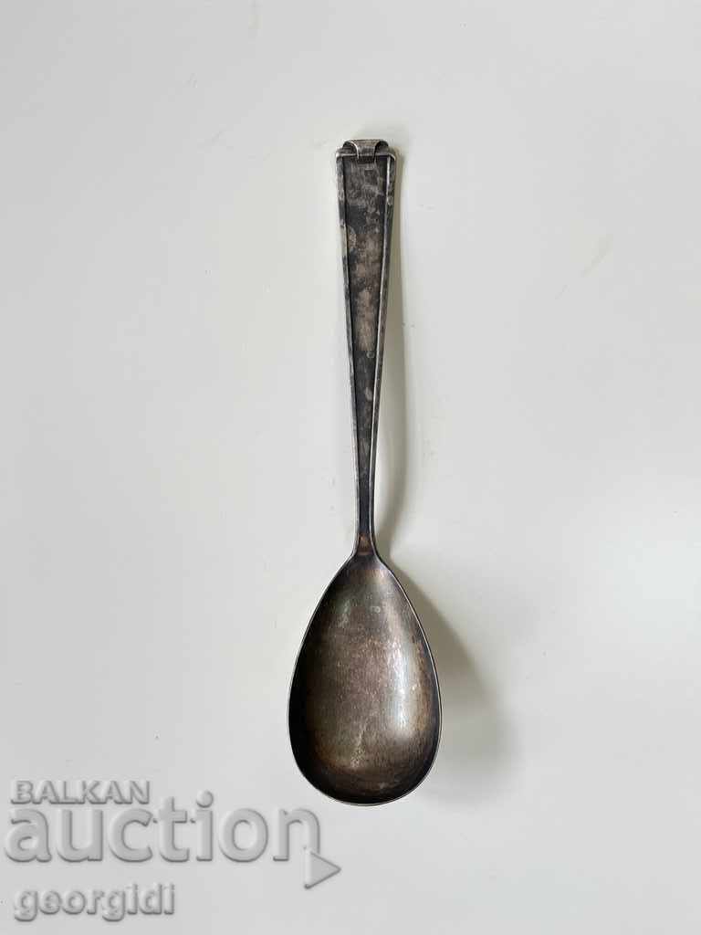 Large silver-plated spoon №1740