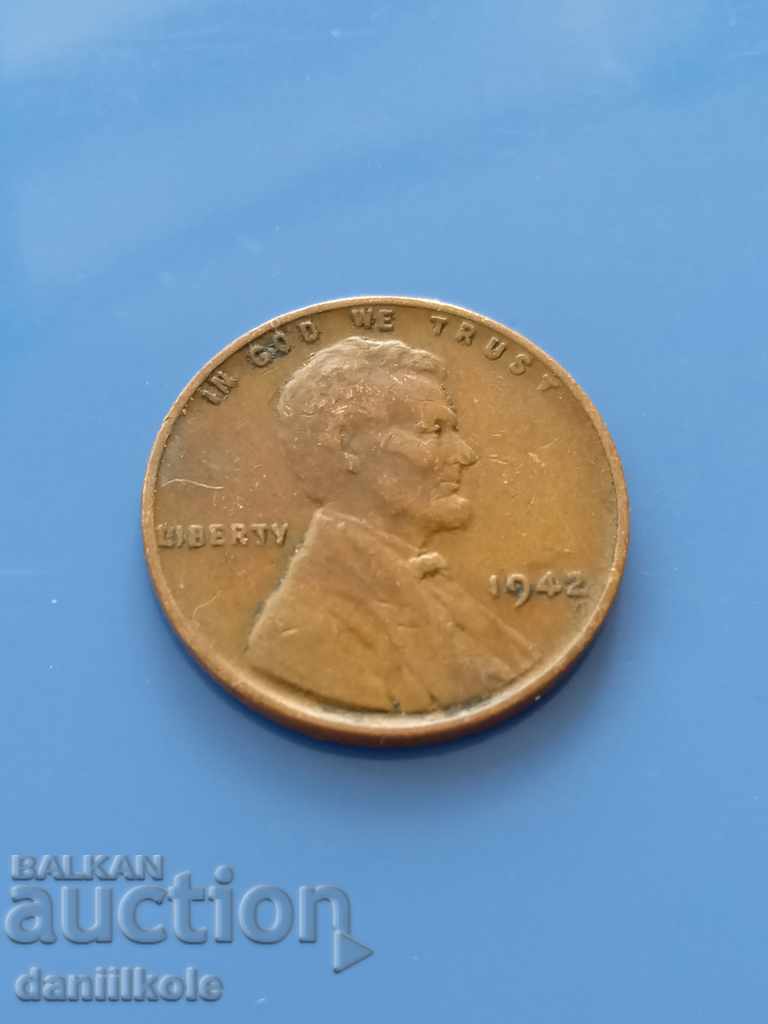 *$*Y*$* USA 1 CENT 1942 No Letter - EXCELLENT *$*Y*$* with price 3.90 BGN | € 1.99 *$*Y*$* USA 1 CENT 1942 No Letter - EXCELLENT *$*Y*$* with price 3.90 BGN | € 1.99