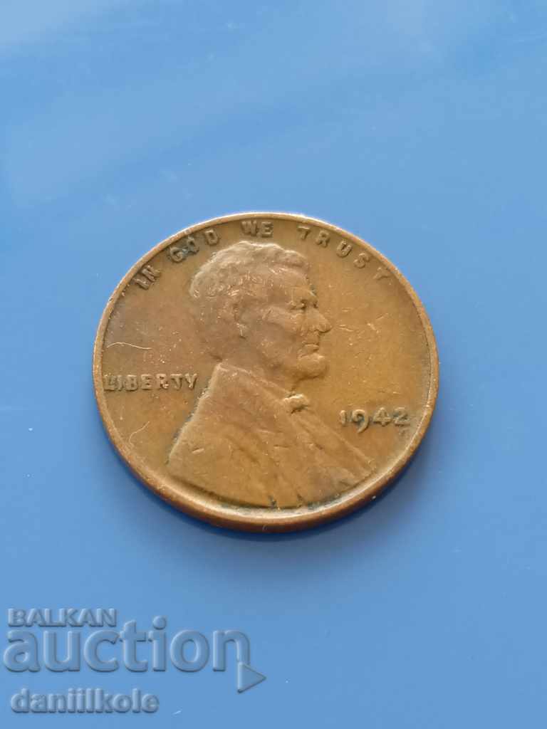 *$*Y*$* USA 1 CENT 1942 No Letter - EXCELLENT *$*Y*$* *$*Y*$* USA 1 CENT 1942 No Letter - EXCELLENT *$*Y*$*