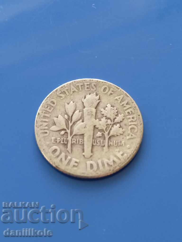 Livrarea *$*Y*$* SUA 1 DIME 1946 Fără Literă - ARGINT - EXCELENTĂ *$*Y*$* Livrarea *$*Y*$* SUA 1 DIME 1946 Fără Literă - ARGINT - EXCELENTĂ *$*Y*$*