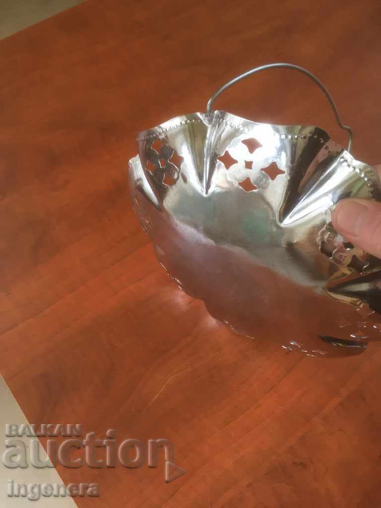 Auction  FRUIT BASKET SWEET TRAY METAL