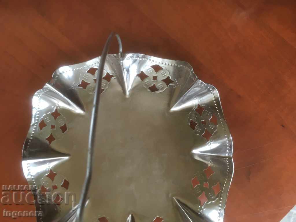 Delivery of FRUIT BASKET SWEET TRAY METAL
