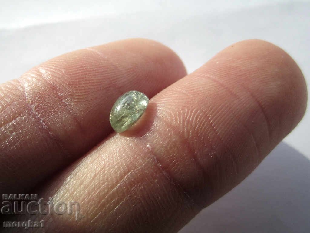 Auction Tourmaline natural, natural 1.65 carat cabochon South Africa Auction Tourmaline natural, natural 1.65 carat cabochon South Africa