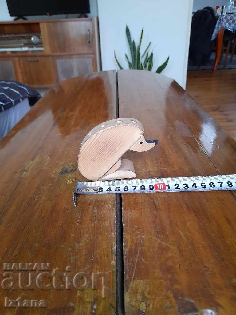 Auction  Old pencil case Hedgehog