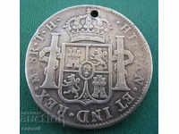 Bolivia-Guatemala-Thaler-8 reala 1804- rare year .BZC