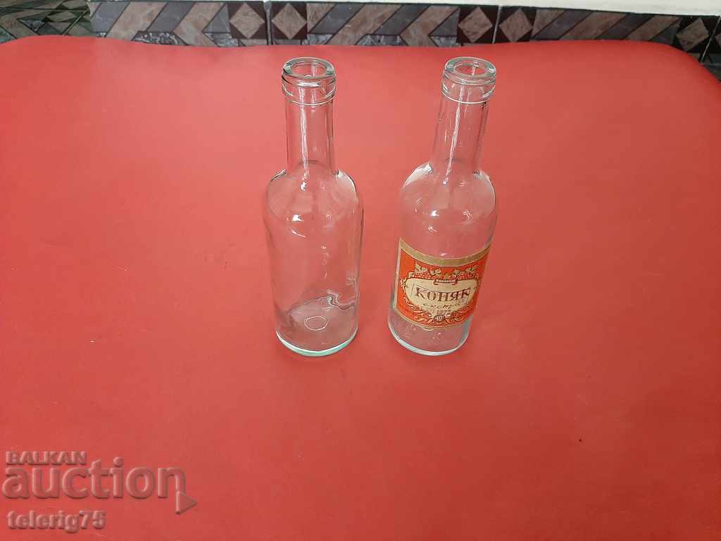 2 mini sticle vechi 0,3 l-1967