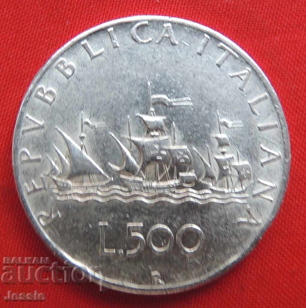 500 de lire 1958 R Italia argint - CALITATE