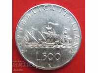 500 лири 1958 R  Италия сребро - КАЧЕСТВО