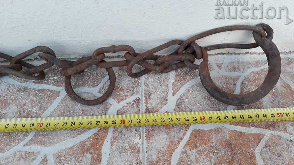 Auction Hand forged beads, prana, chain, wrought iron Auction Hand forged beads, prana, chain, wrought iron