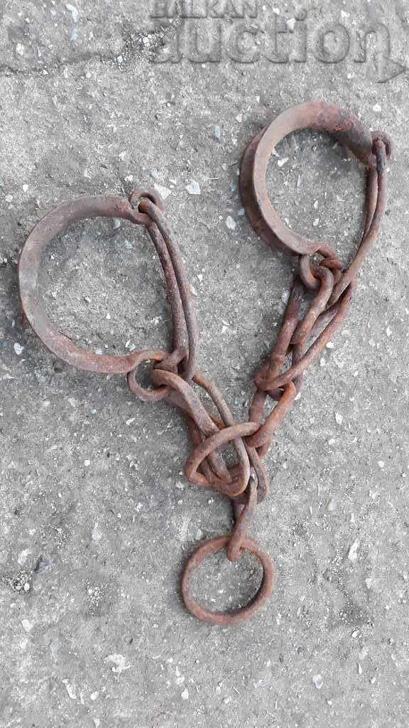 Hand forged beads, prana, chain, wrought iron - 7 Hand forged beads, prana, chain, wrought iron - 7