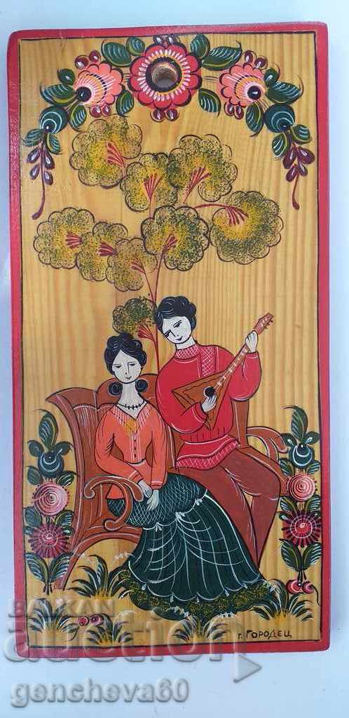 Panel, painting - Folk Gorodets painting Panel, painting - Folk Gorodets painting