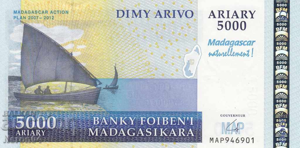 5000 ариари 2009, Мадагаскар