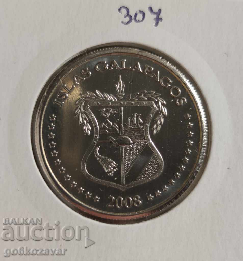 25 Centavos 2008 Galapagos - Unc with price 18.00 BGN | € 9.20