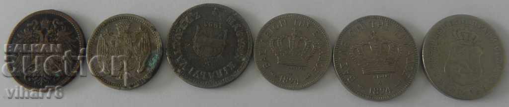 Delivery of Lot of 6 coins