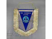 Old football flag DFS Chernomorets Balchik B0154