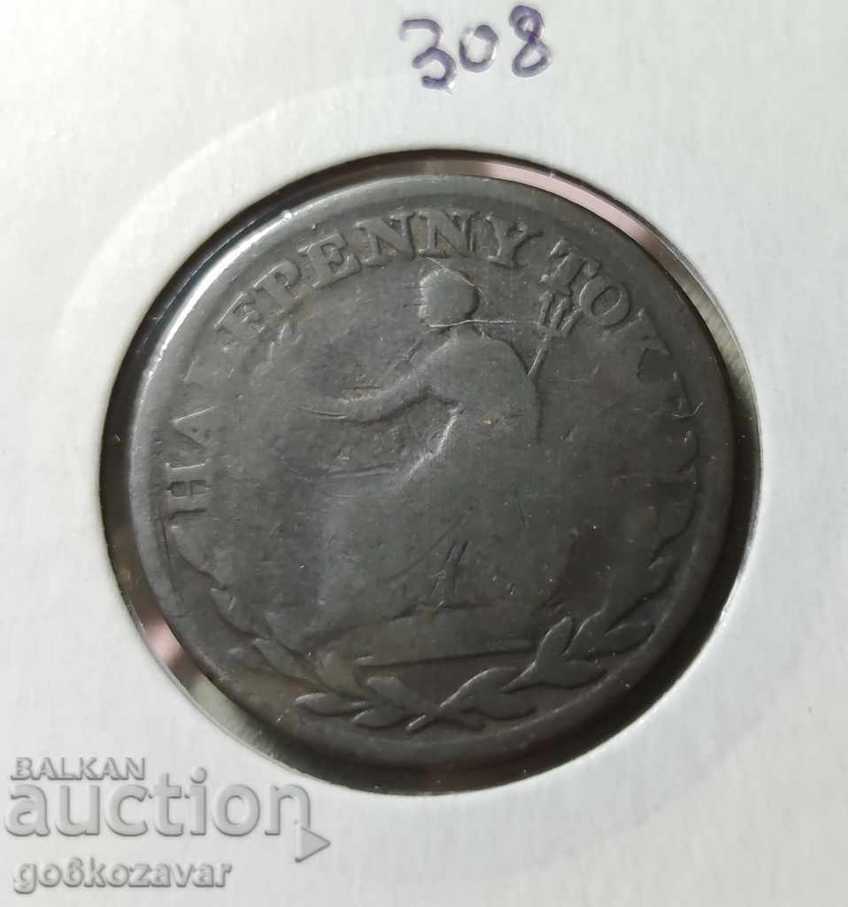 Canada 1/2 Penny Token 1813 Field Marshal Wellington with price 24.00 BGN | € 12.27 Canada 1/2 Penny Token 1813 Field Marshal Wellington with price 24.00 BGN | € 12.27