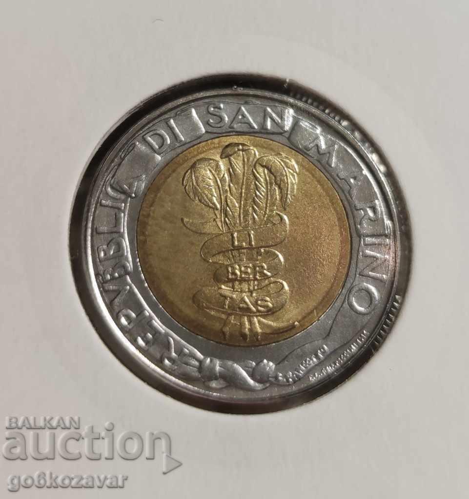 San Marino 500 pounds 1995 UNC! with price 7.00 BGN | € 3.58 San Marino 500 pounds 1995 UNC! with price 7.00 BGN | € 3.58