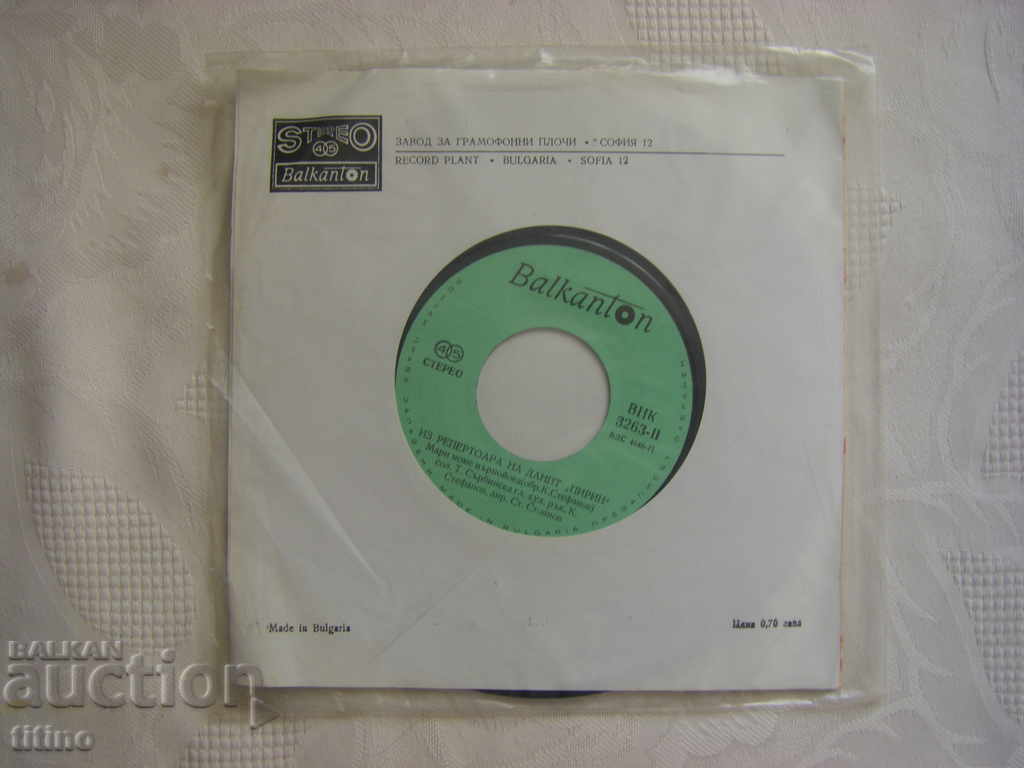 Δημοπρασία Μικρό πιάτο - VNK 3263 - Από το ρεπερτόριο του DANPT Pirin Δημοπρασία Μικρό πιάτο - VNK 3263 - Από το ρεπερτόριο του DANPT Pirin