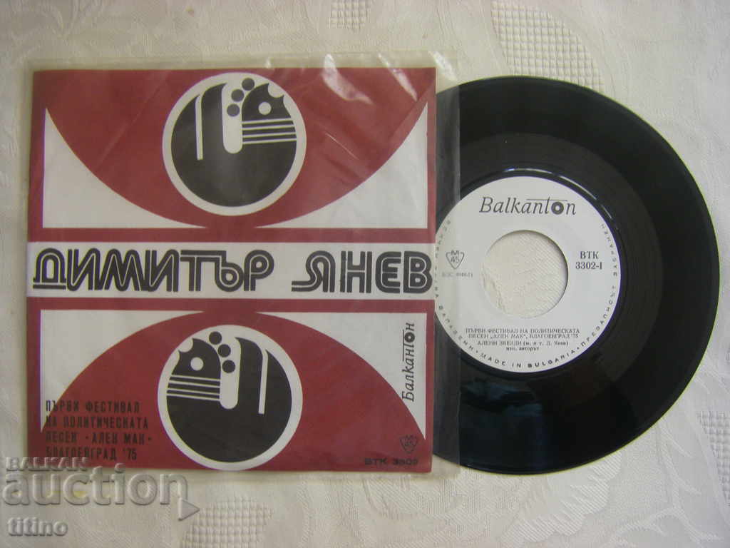 Small plate - VTK 3302 - Dimitar Yanev with price 20.00 BGN | € 10.23 Small plate - VTK 3302 - Dimitar Yanev with price 20.00 BGN | € 10.23