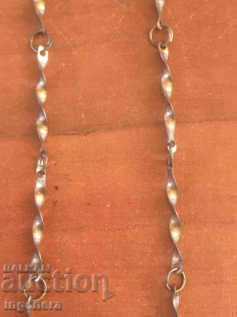 LOT PIESE DE BIJUTERIE ȘI LANȚ PUTERNIC BRATĂ LANȚ LANȚ METAL PLASTIC - 5