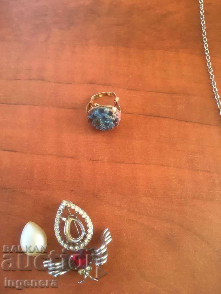 Delivery of LOT OF JEWELERY EARRINGS, NECKLACE STRONG, SINGLE PARTS, ETC.