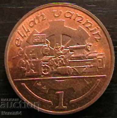 1 penny 1994, Insula Man