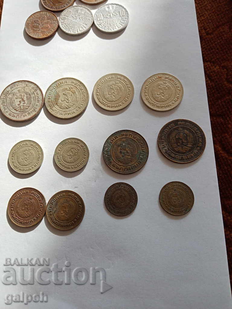 Delivery of LOT OF COINS - FRANCE / BULGARIA - 22 pcs. - BGN 3.00 Delivery of LOT OF COINS - FRANCE / BULGARIA - 22 pcs. - BGN 3.00