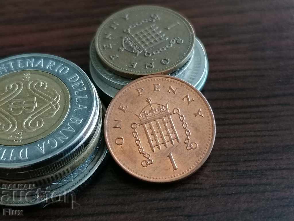 Монета - Великобритания - 1 пени | 2005г.