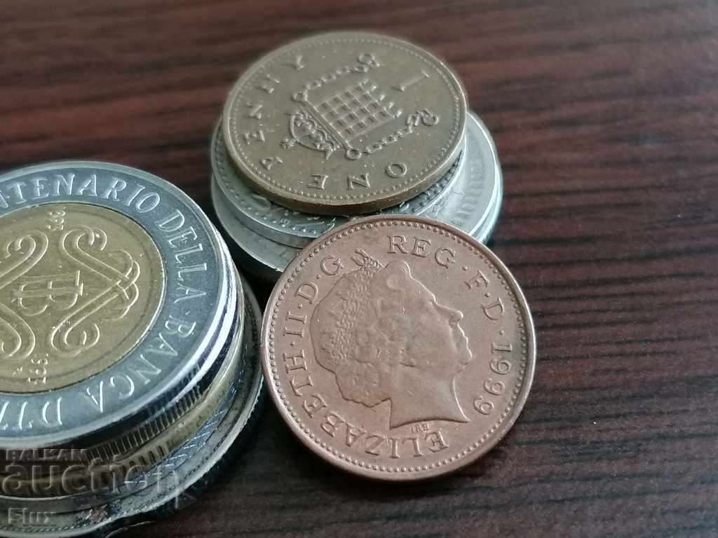 Coin - Great Britain - 1 penny 1999 with price 0.70 BGN | € 0.36 Coin - Great Britain - 1 penny 1999 with price 0.70 BGN | € 0.36