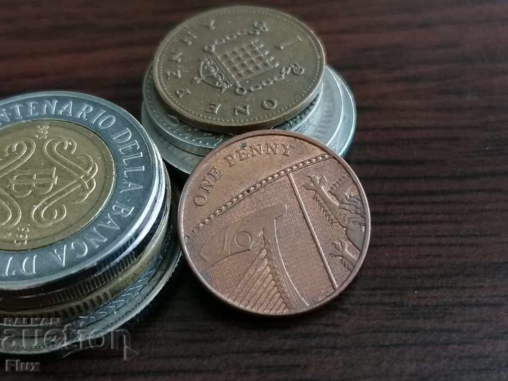 Moneda - Marea Britanie - 1 banut 2009.