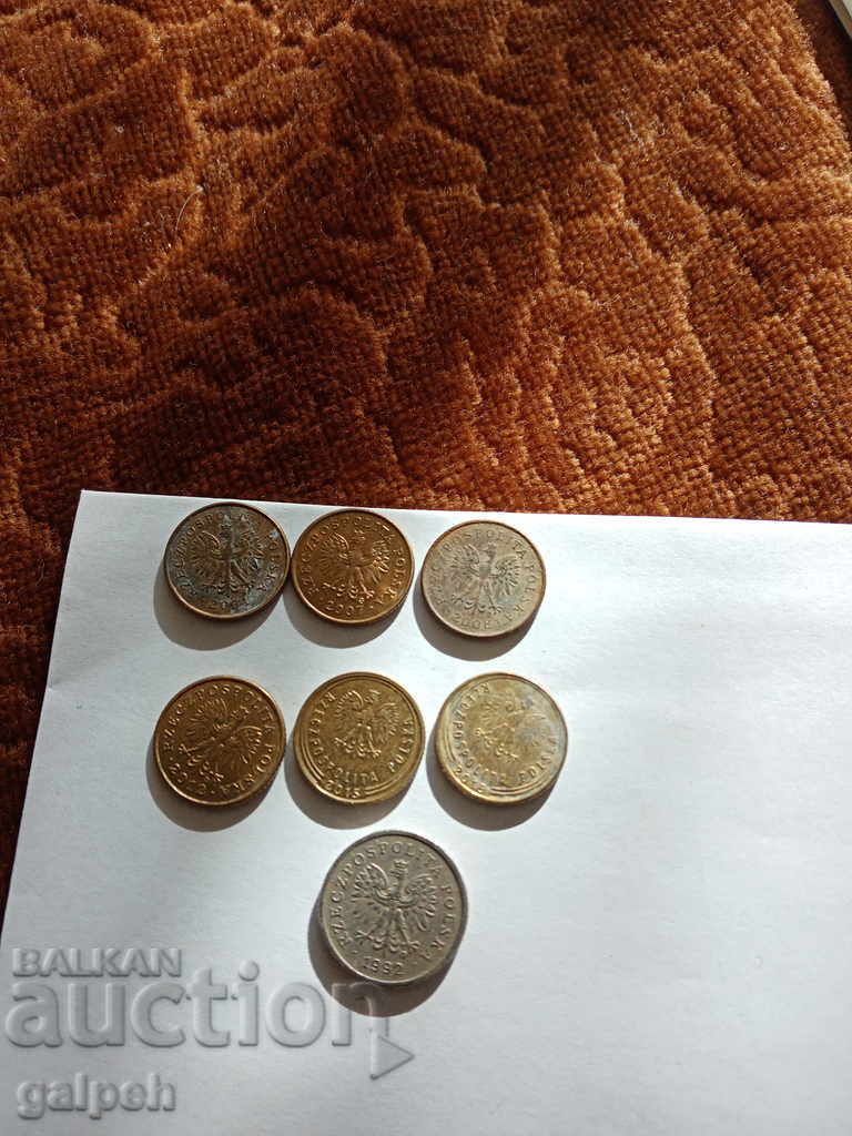 LOT OF COINS - POLAND / BULGARIA - 25 pcs. - BGN 3.25 - 6 LOT OF COINS - POLAND / BULGARIA - 25 pcs. - BGN 3.25 - 6