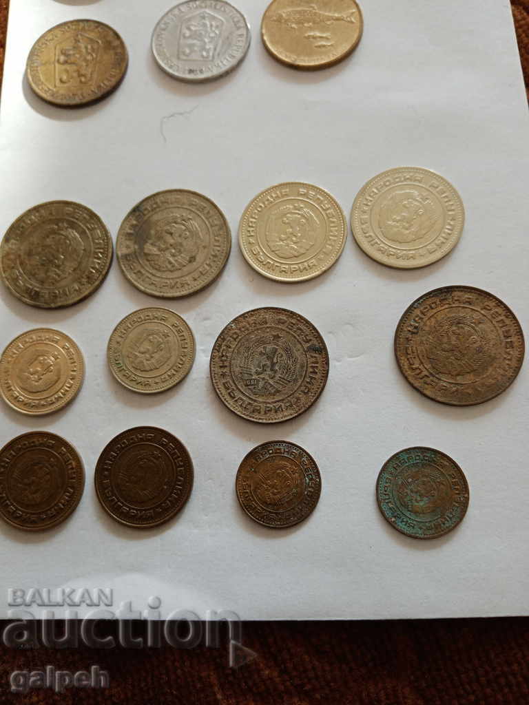 LOT OF COINS - POLAND / BULGARIA - 25 pcs. - BGN 3.25 - 7 LOT OF COINS - POLAND / BULGARIA - 25 pcs. - BGN 3.25 - 7