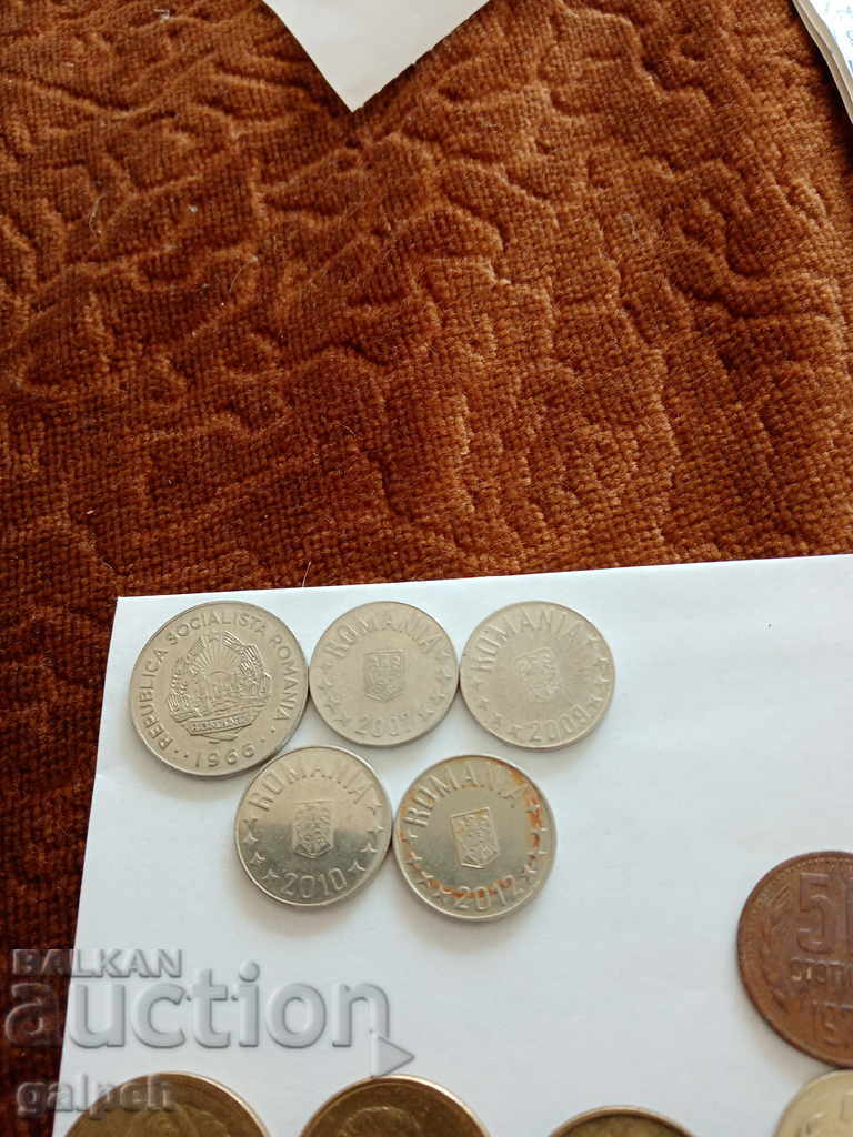 LOT OF COINS - ROMANIA / GREECE / BULGARIA - 26 pcs. - BGN 3.5 - 6