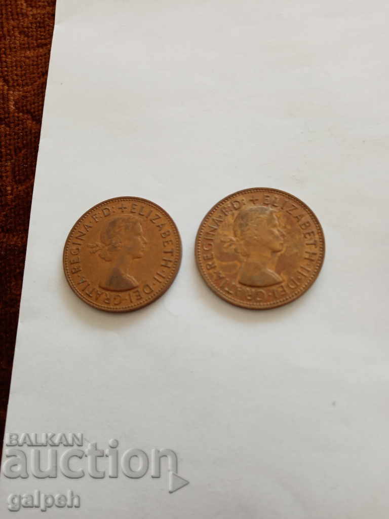 LOT OF COINS - 1 penny 1964.7 UK - BGN 5.5 with price 3.50 BGN | € 1.79 LOT OF COINS - 1 penny 1964.7 UK - BGN 5.5 with price 3.50 BGN | € 1.79