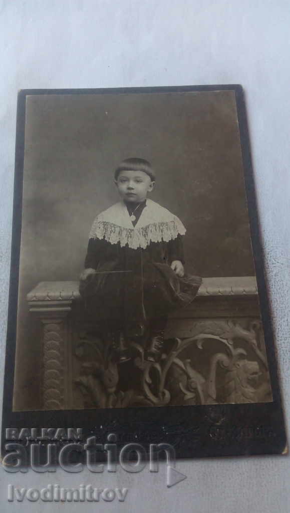 Снимка Малко момченце 1909 Картон