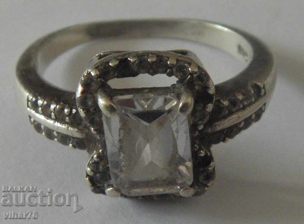 VERY BEAUTIFUL SILVER WOMEN'S RING - 6 VERY BEAUTIFUL SILVER WOMEN'S RING - 6