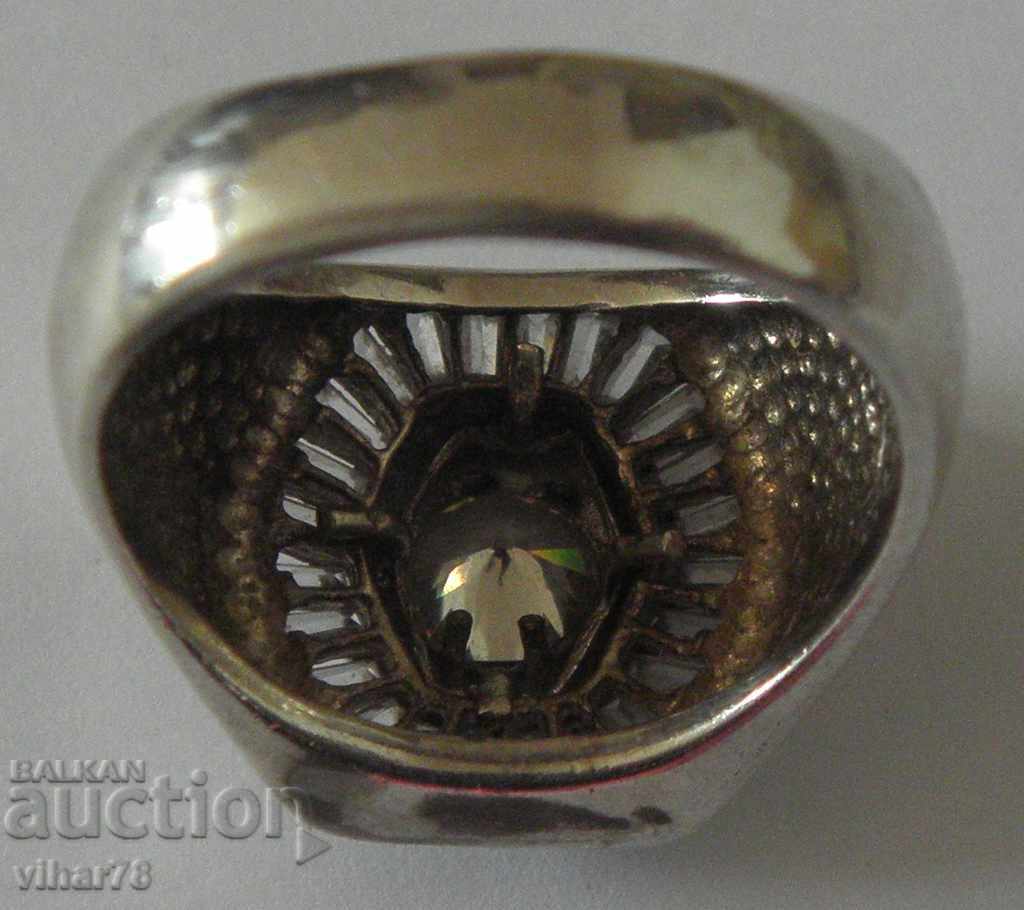 VERY BEAUTIFUL SILVER MEN'S RING - 5 VERY BEAUTIFUL SILVER MEN'S RING - 5