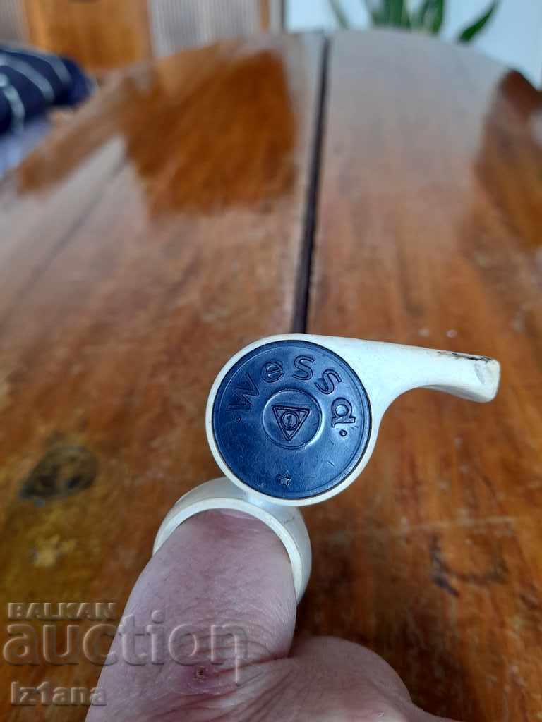 Old Wessa whistle with price 15.00 BGN | € 7.67 Old Wessa whistle with price 15.00 BGN | € 7.67