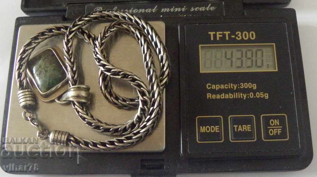 Auction silver necklace Auction silver necklace