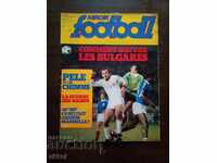 Revista de fotbal Miroir 1977 Franța Bulgaria fotografii color