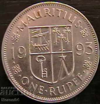 1 rupee 1993, Mauritius