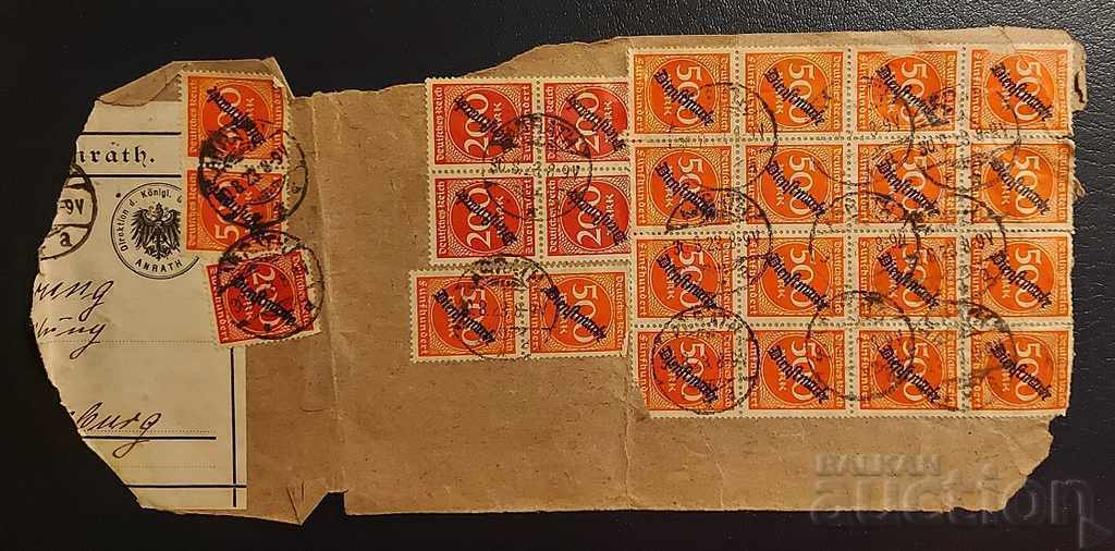 German Empire / Reich 1923 Official stamps Stigma