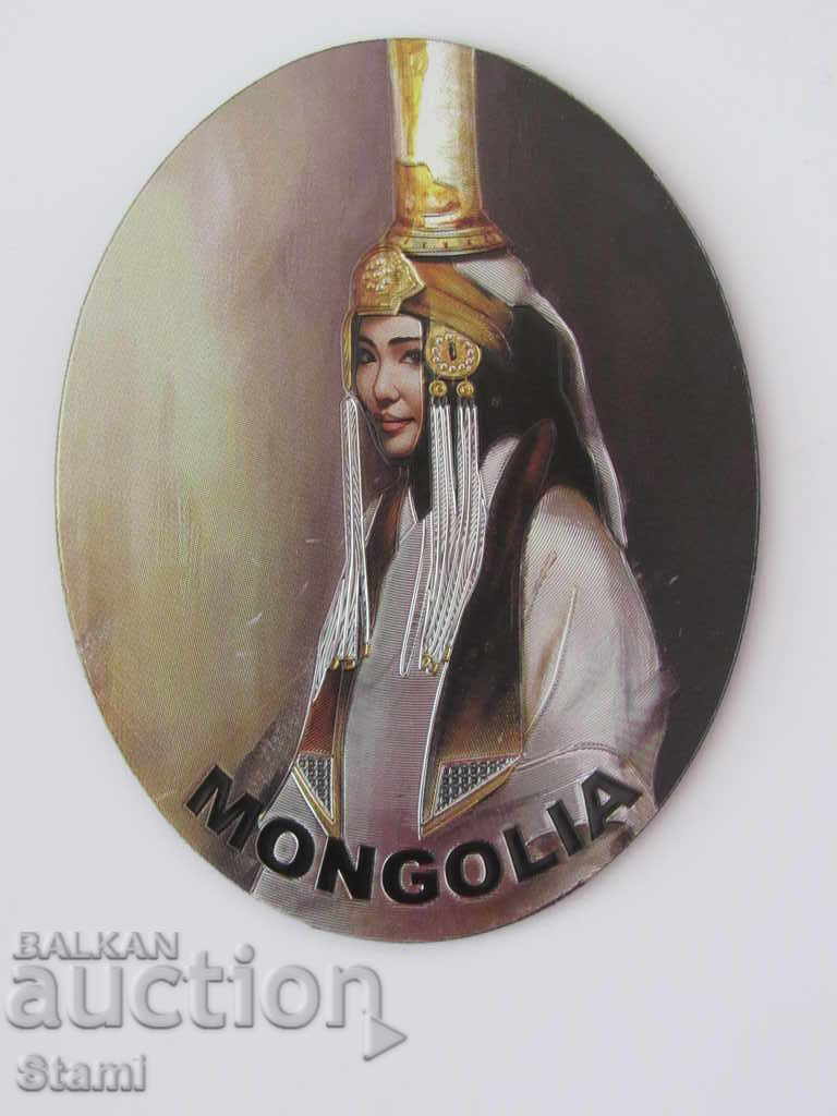 Authentic metal magnet from Mongolia-series-54 with price 7.00 BGN | € 3.58 Authentic metal magnet from Mongolia-series-54 with price 7.00 BGN | € 3.58