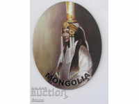 Authentic metal magnet from Mongolia-series-54