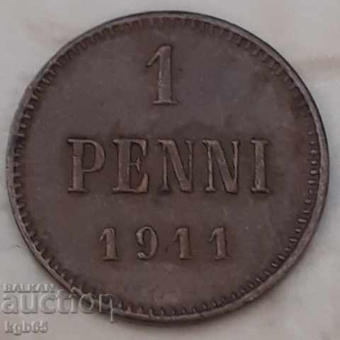 1 penny 1911 Russia for Finland.