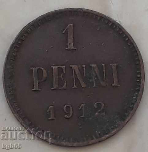 1 penny 1912. Rusia pentru Finlanda.