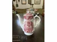 Uniquely beautiful English porcelain teapot №1784