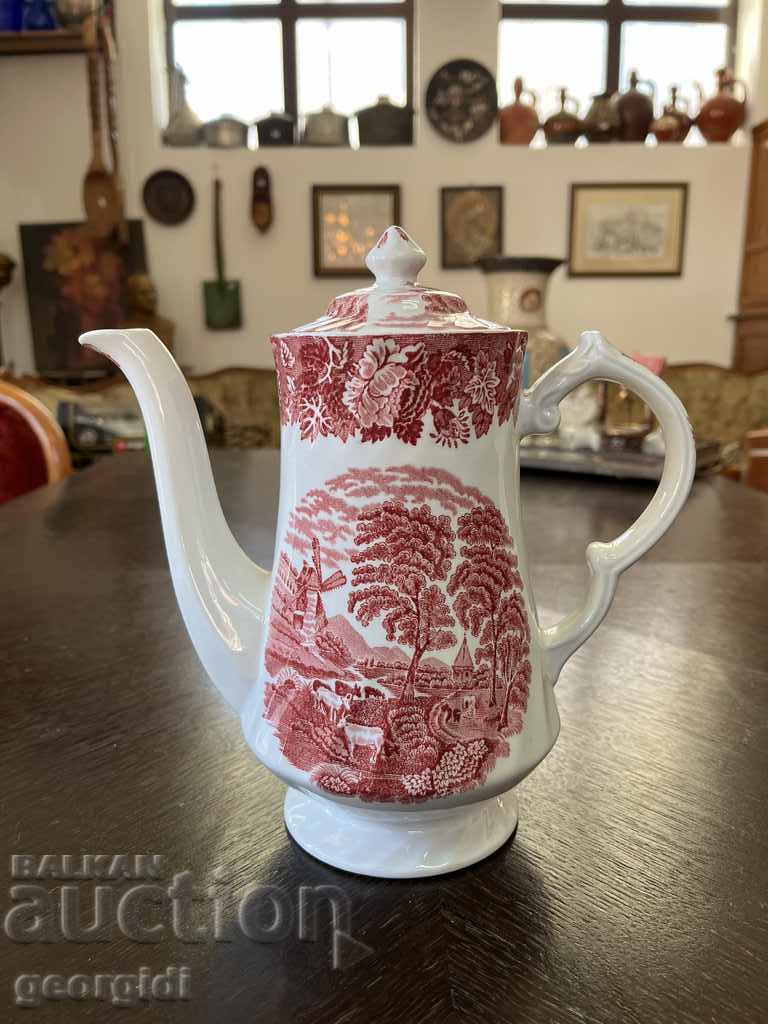 Uniquely beautiful English porcelain teapot №1789