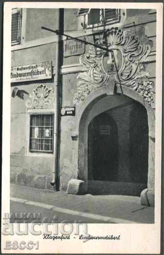 Пощенска картичка Клагенфурт преди  1939 от Австрия